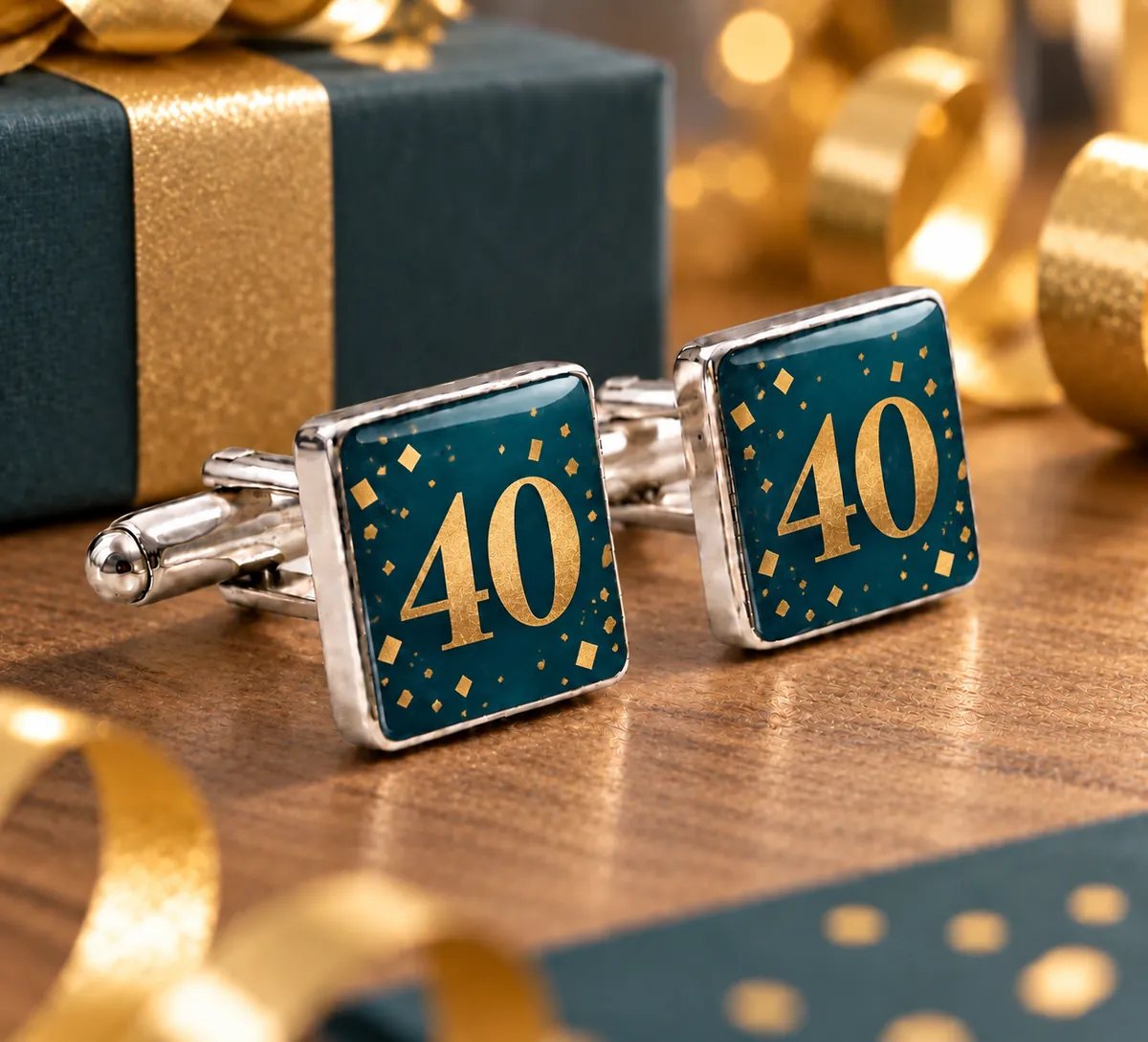 Cufflinks for Every Occasion | Personalised Gifts printed with a birthday design