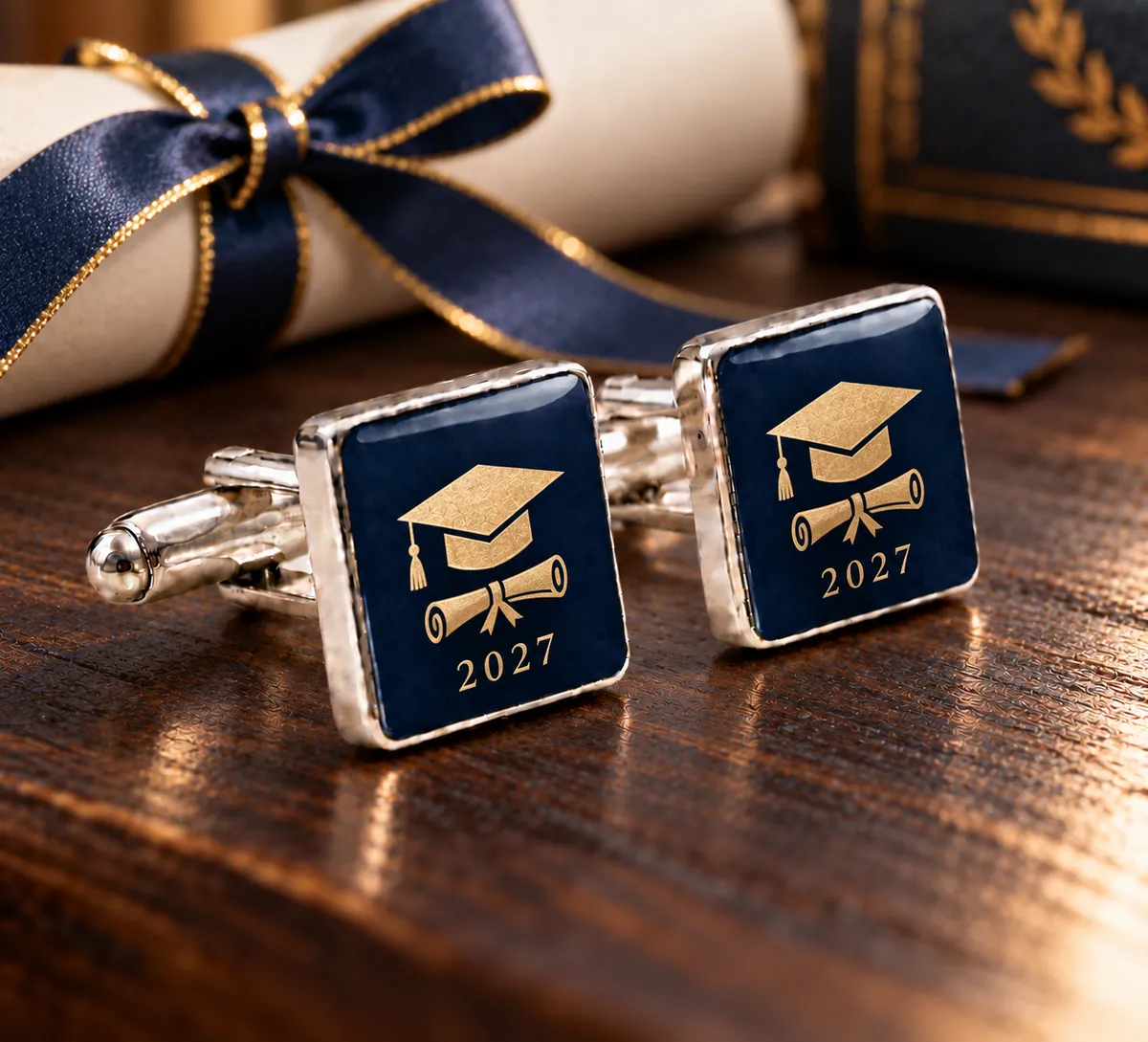 Cufflinks for Every Occasion | Personalised Gifts printed with a graduation design