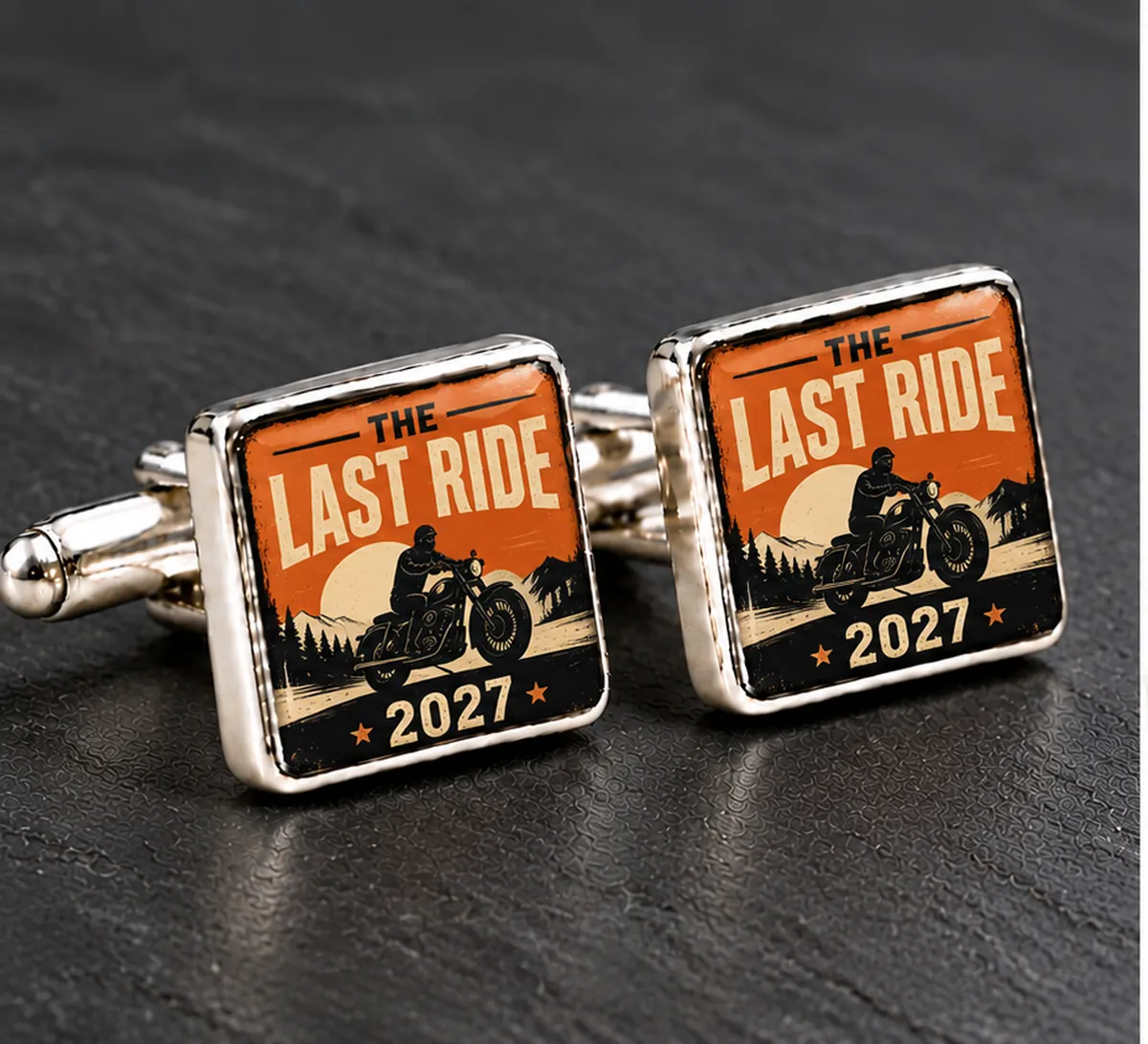 Stag Do Cufflinks printed with a stag do design