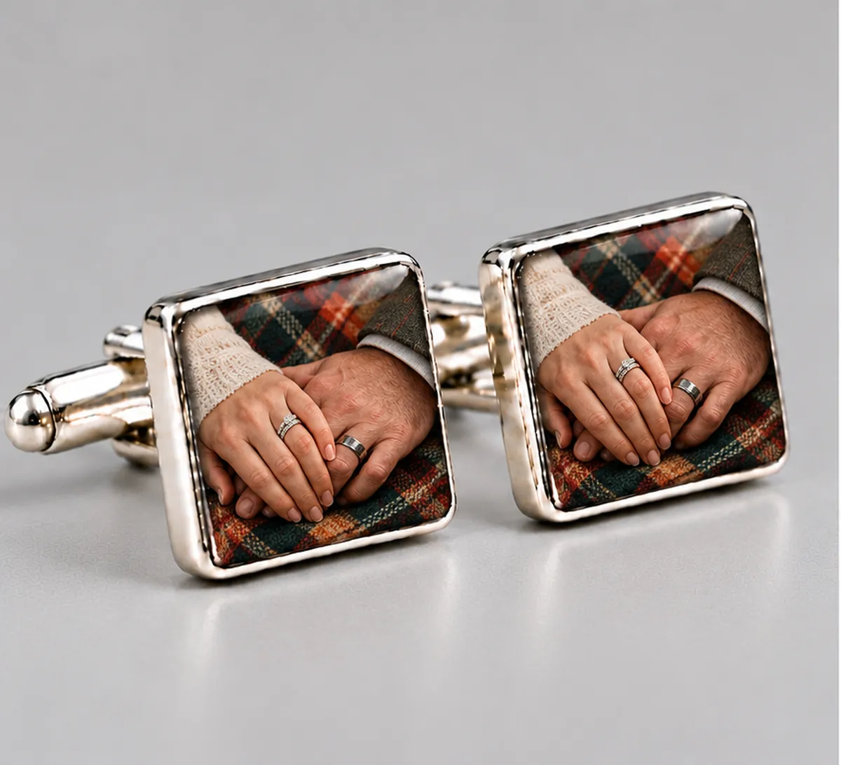 Cufflink Gift Ideas | Personalised Gifts for Him printed with a husband design